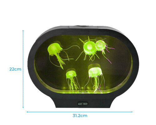 Jelly Fish Tank Oval (interchangeable Eu/uk Adapter)