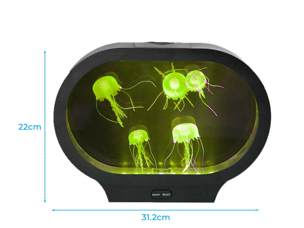 Jelly Fish Tank Oval (interchangeable Eu/uk Adapter)