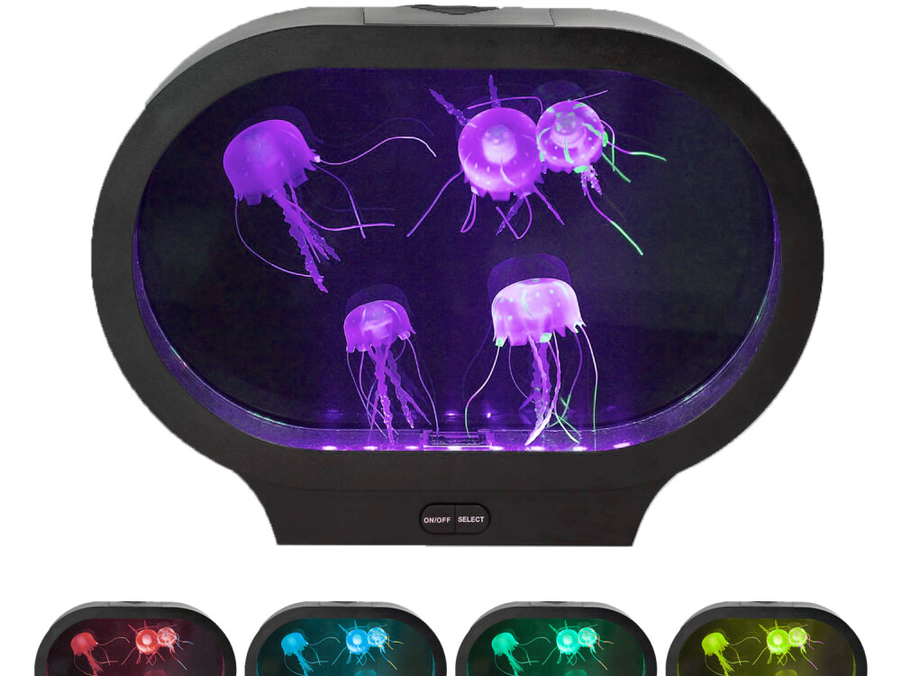 Jelly Fish Tank Oval (interchangeable Eu/uk Adapter)