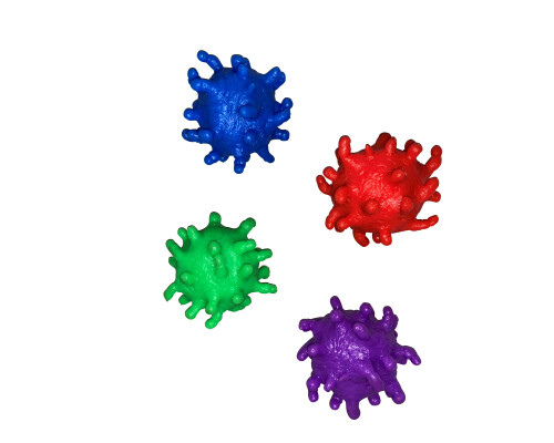 Puffer Stress Ball 4 Pk - Uv Reactive