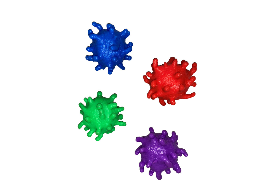 Puffer Stress Ball 4 Pk - Uv Reactive