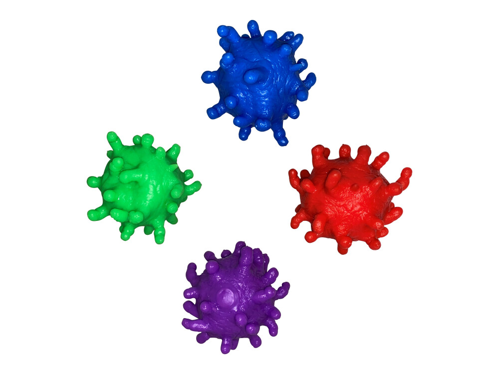 Puffer Stress Ball 4 Pk - Uv Reactive