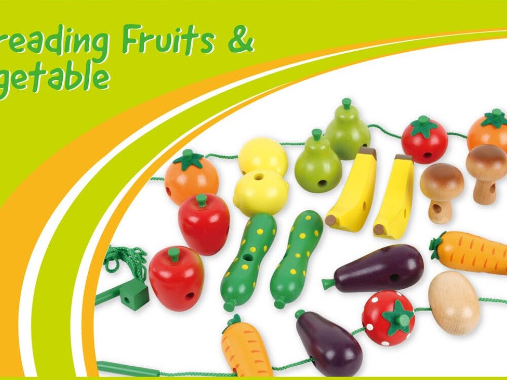 Threading Fruit & Veg 24 Pcs