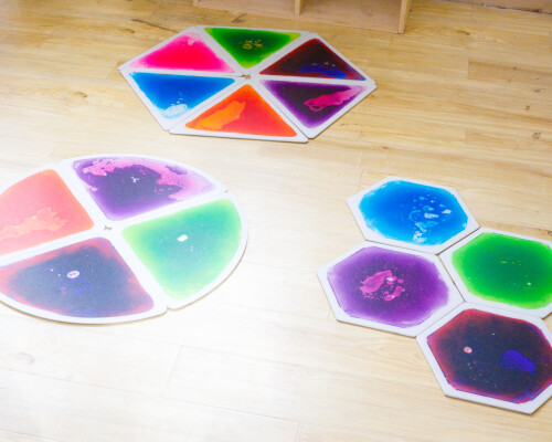 Equilateral Triangle Liquid Tiles (set Of 6)