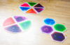 Equilateral Triangle Liquid Tiles (set Of 6)