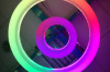 Led Colour Changing Ceiling Ring : Large - 100cm (includes Uk And Eu Adapter)