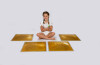 Sensory Liquid Glitter Filled Tile : Gold