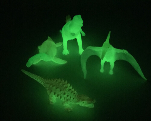 Glow In The Dark Dianosours (set Of 6)