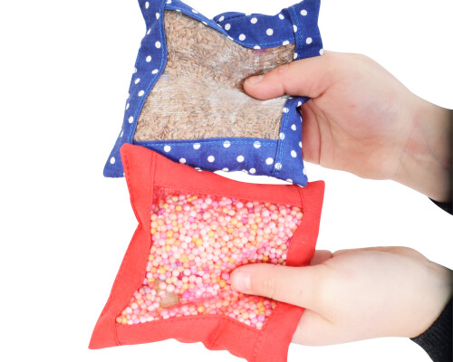 Sensory Bags With Window (set Of 6)