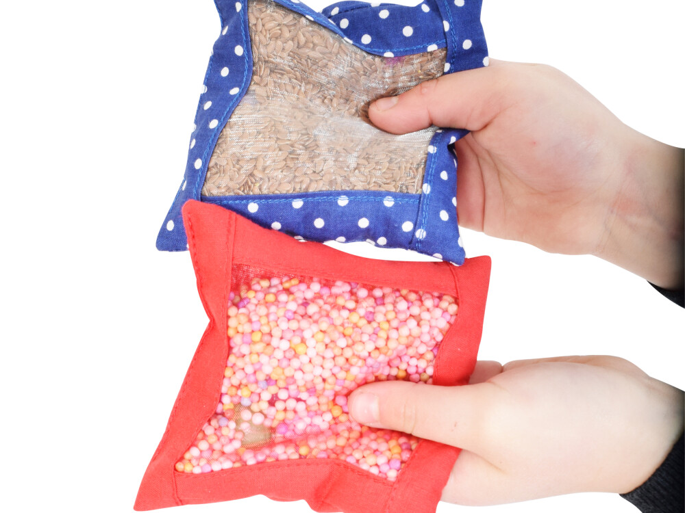 Sensory Bags With Window (set Of 6)