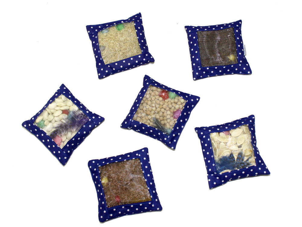 Sensory Bags With Window (set Of 6)