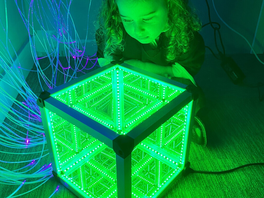 Led Infinity Cube 25cm