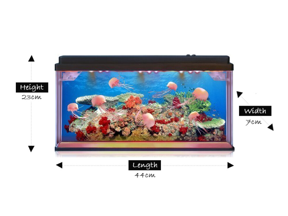 Jelly Fish Tank Large (interchangeable Eu/uk Adapter)