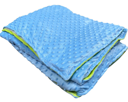 3kg Weighted Blanket Small (90 X 100) Blue/green