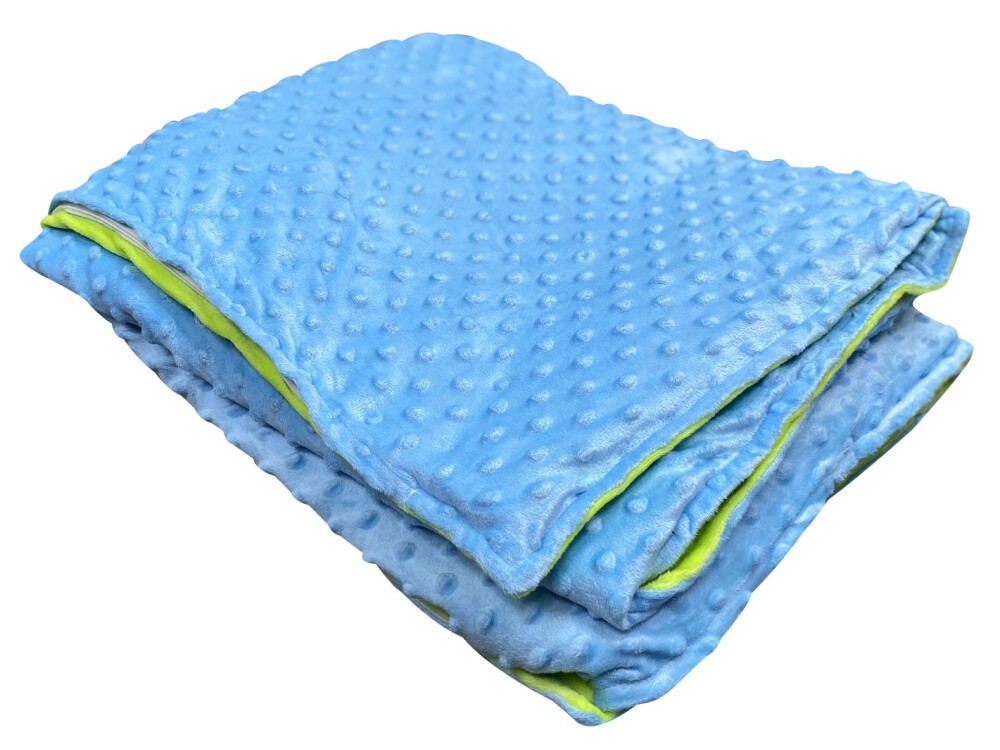 3kg Weighted Blanket Small (90 X 100) Blue/green