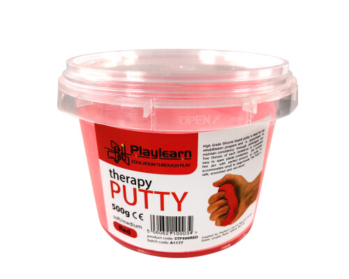 500g Therapy Putty : Red / Soft/medium