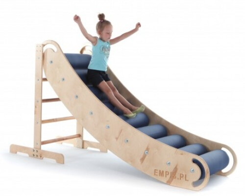 Curved Roller Slide Compatible With Climb System