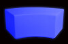 Colour Changing Curved Bench Seating (interchangeable Eu/uk Adapter)