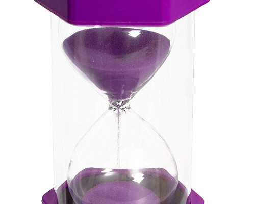 Sand Timer - 15 Min. – Purple