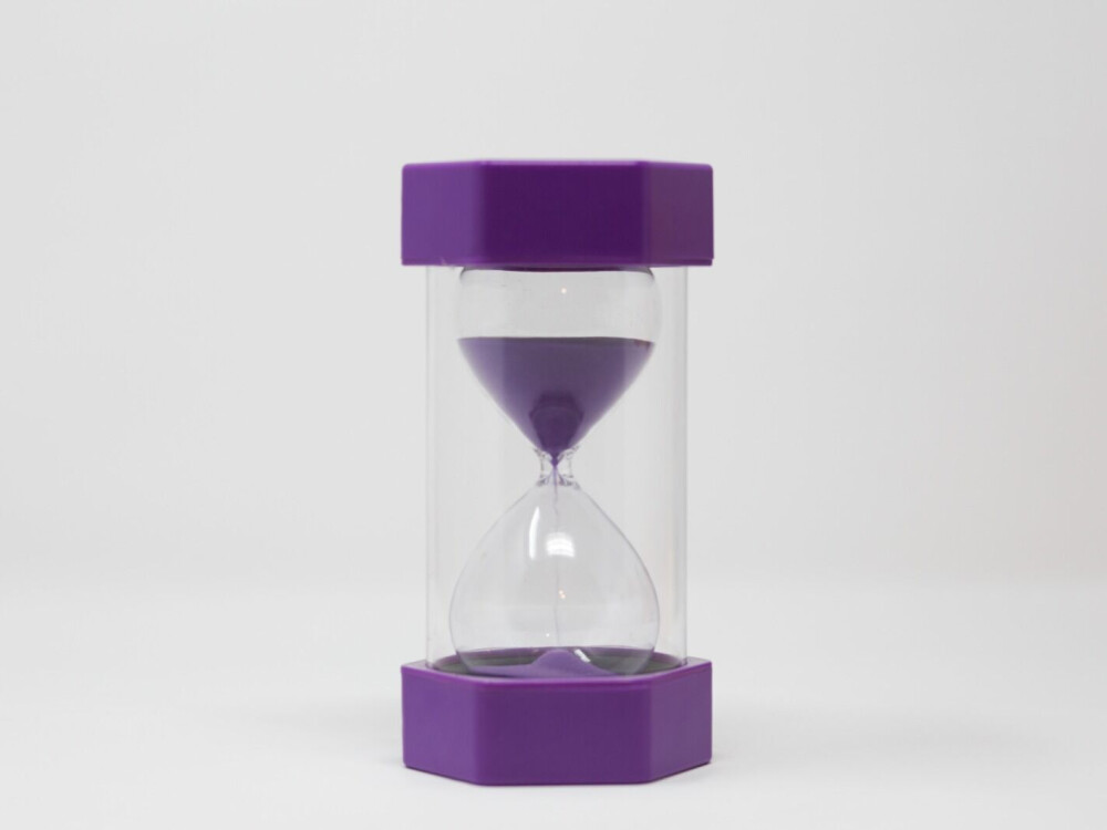 Sand Timer - 15 Min. – Purple