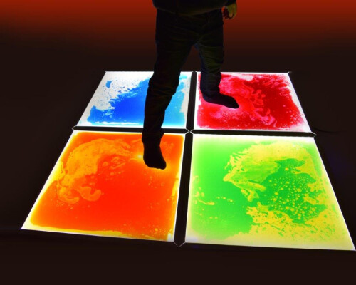 Light Up Sensory Floor Tile Kit (4 Tiles And Adaptor)