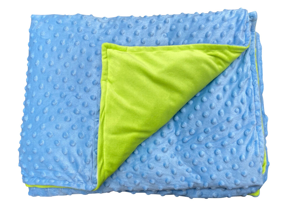 5kg Weighted Blanket Large (150 X 200cm) Blue/green