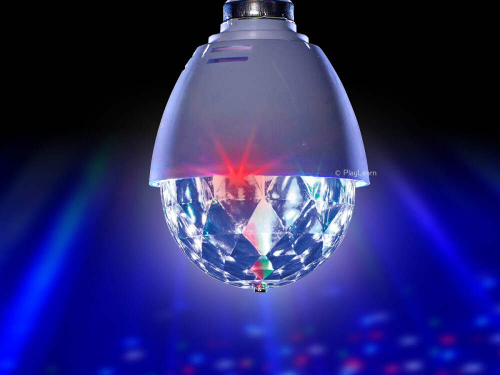 Disco Light Bulb Auto Bayonet