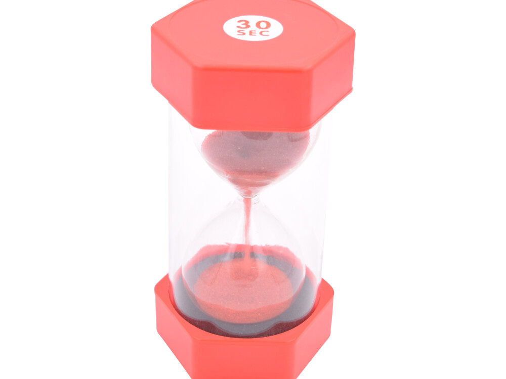 Sand Timer - 30 Seconds – Red