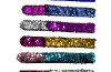 Sequin Snap Wrist Bands (set Of 6)