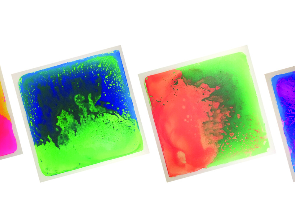 Uv Sensory Liquid Floor Tiles (40x40cm Set Of 4)