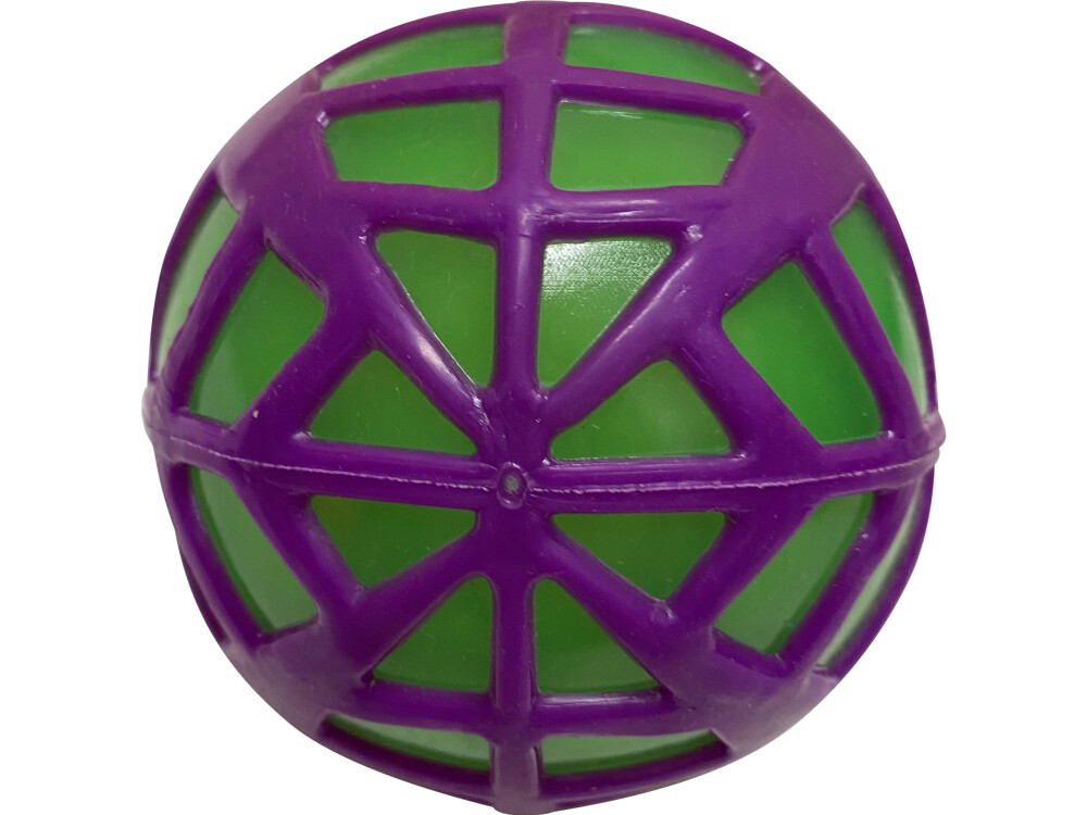 Easy To Grip Flashing Web Ball (battery Operated - Included)