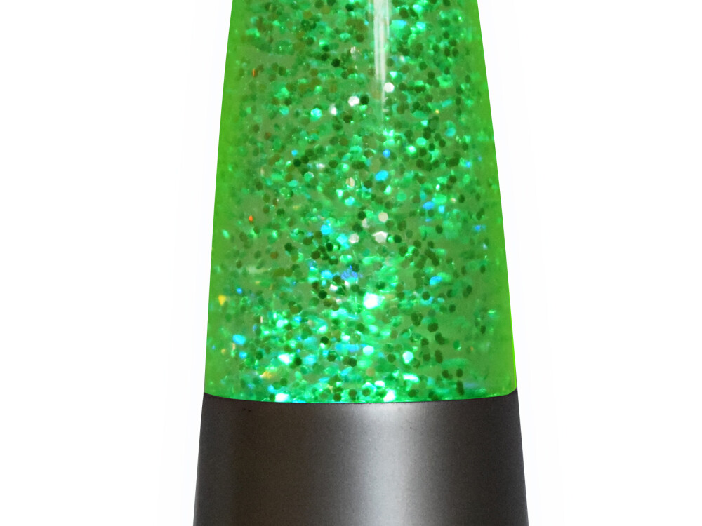 Shake And Shine Glitter Lamps Silver (battery Operated - Included)