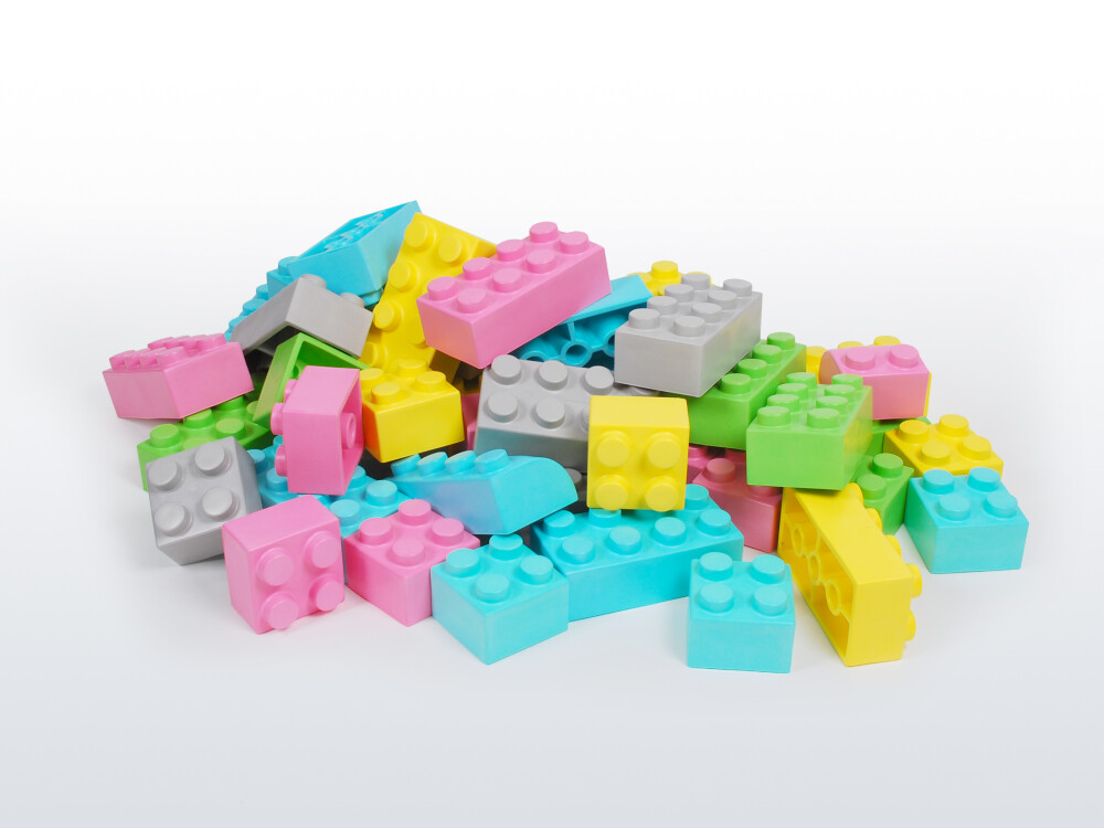 Wise Big Block Set Pastel Colours (42 Pieces)