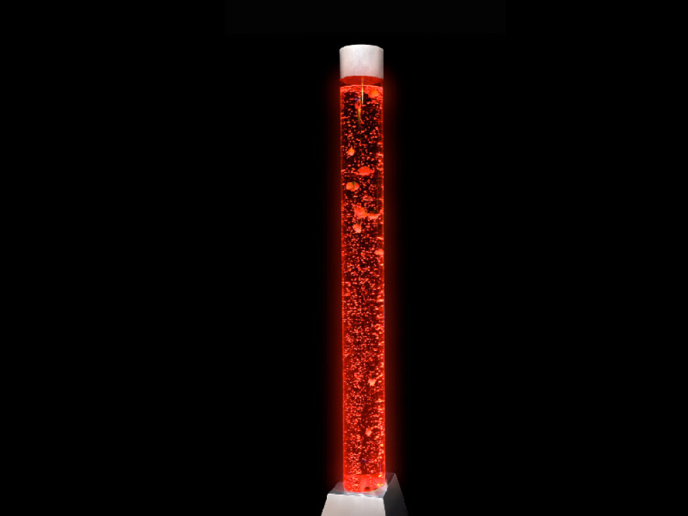 Bubble Tube - Square Base - 183cm (uk And Eu Adapter)