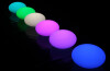 Colour Changing Large Pebble - 35cm (interchangeable Eu/uk Adapter)