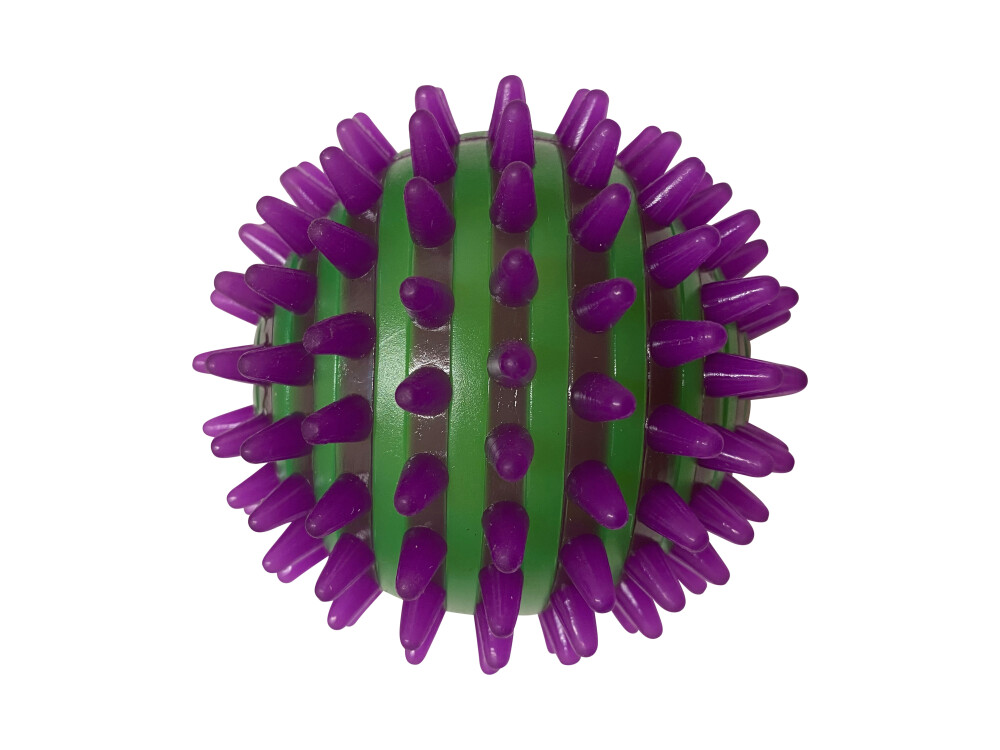 Spikey Flashing Stripy Ball Large (battery Operated - Included)