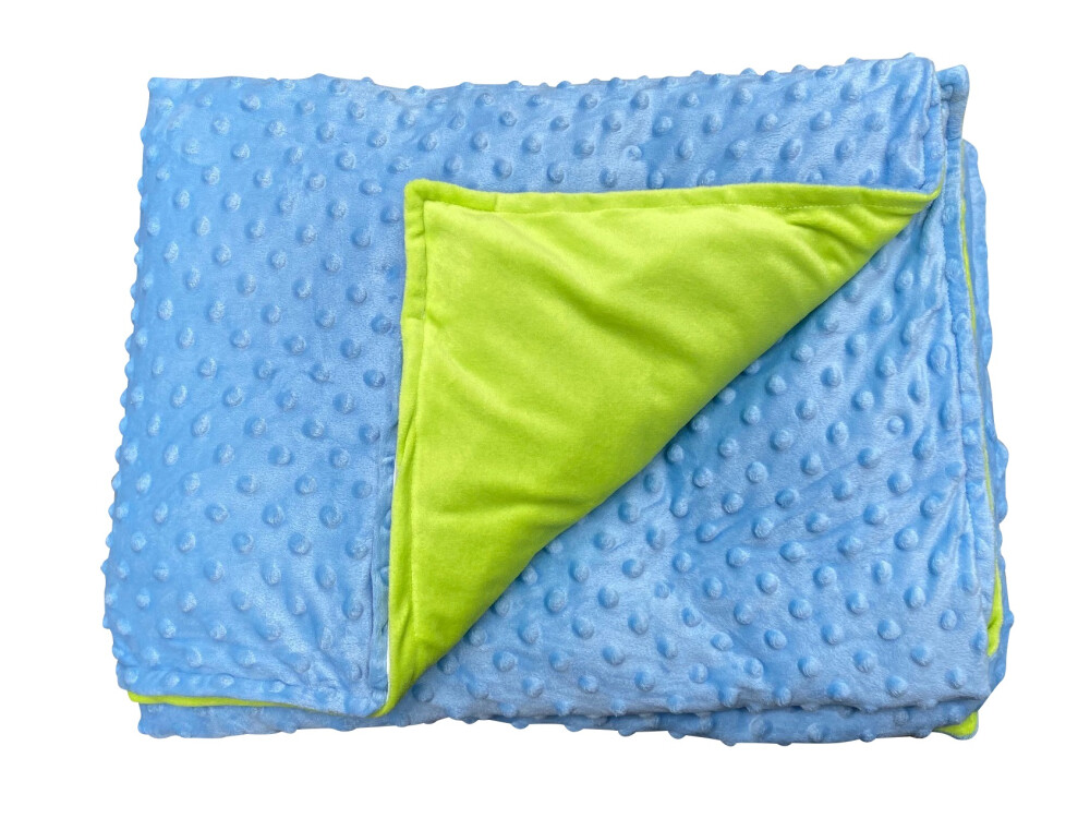 4kg Weighted Blanket Medium (100 X 150) Blue/green