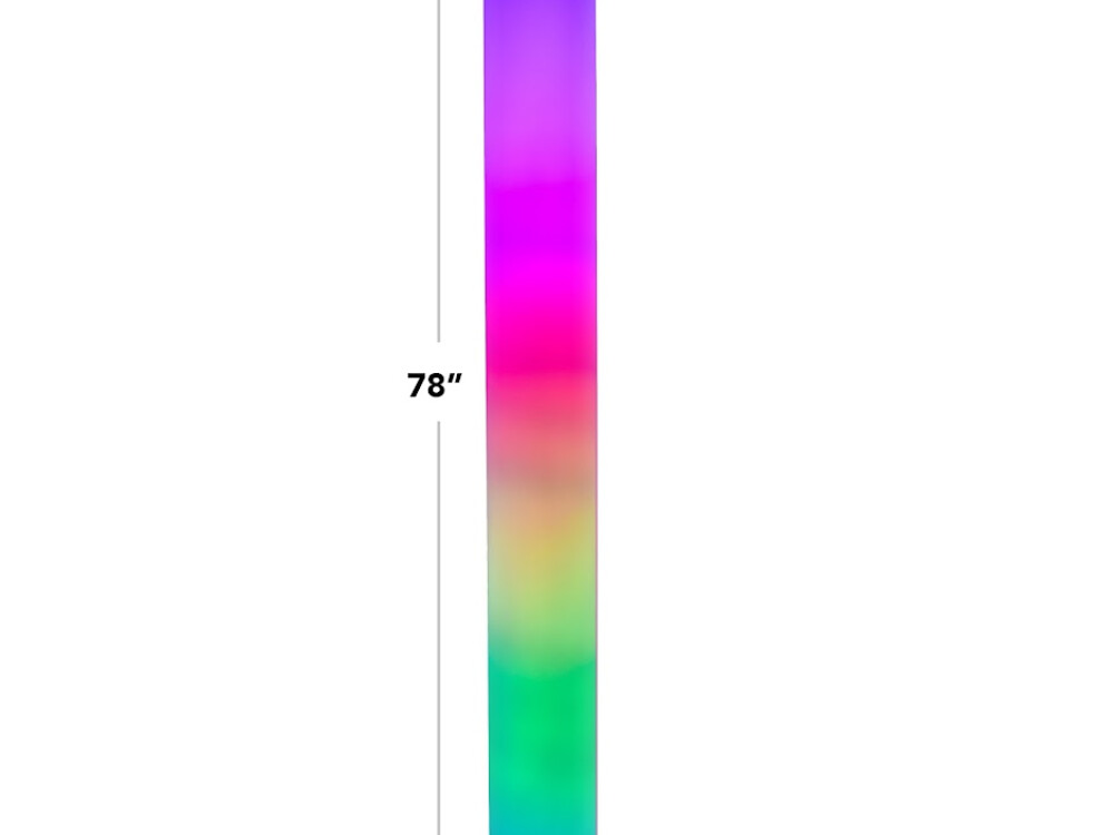 2m Colour Changing Column - Including Bracket (includes Uk And Eu Adapter)