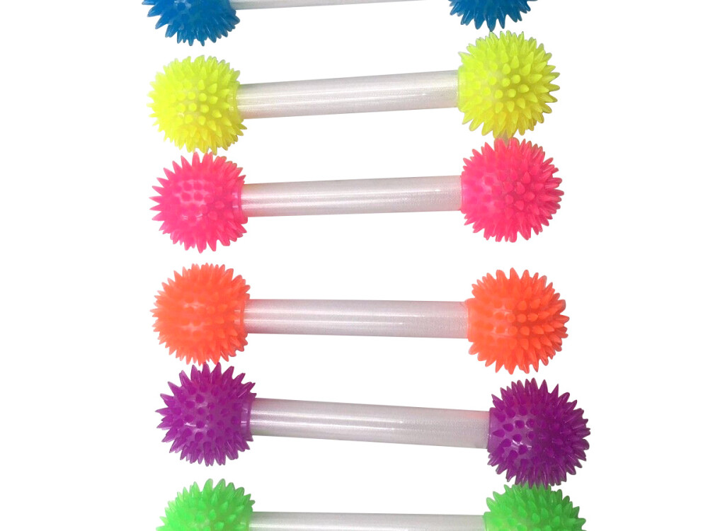 Spikey Light Up Double Baton (battery Operated - Included)