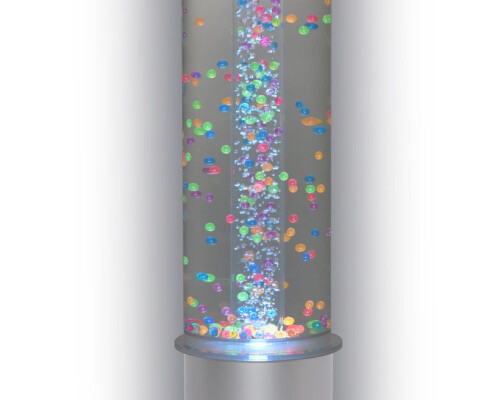 Bubble Tube 60cm X 15cm And Floating Balls (uk And Eu Adapter)