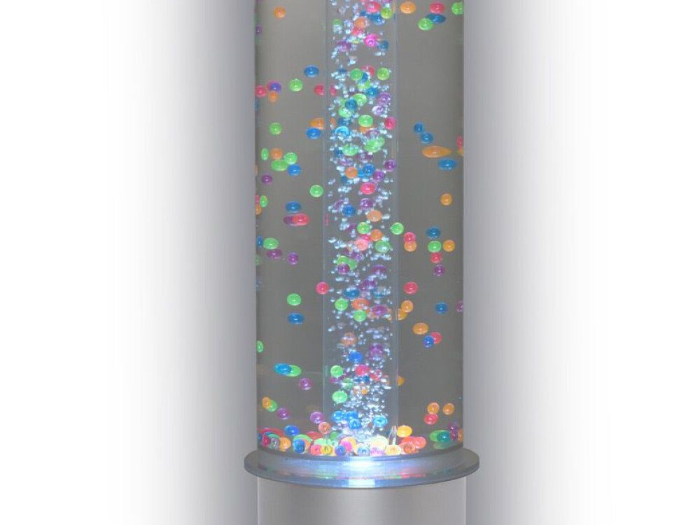 Bubble Tube 60cm X 15cm And Floating Balls (uk And Eu Adapter)