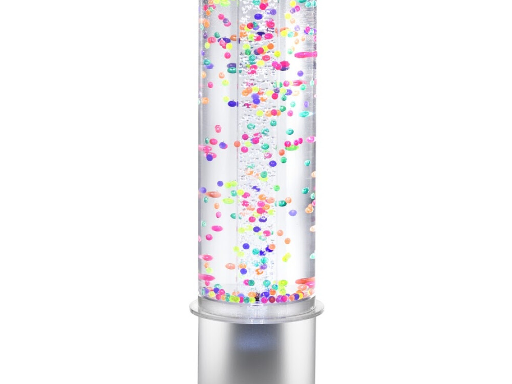 Bubble Tube 60cm X 15cm And Floating Balls (uk And Eu Adapter)