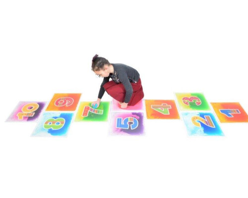 Hopscotch Liquid Floor Tiles Pack Of 10 (40x40cm)