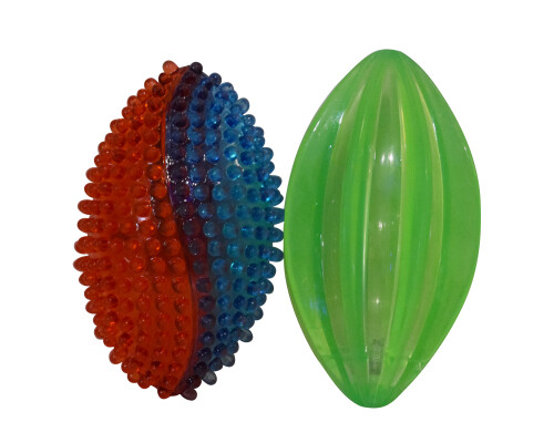 Light Up Spikey Rugby Ball (battery Operated - Included)