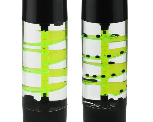 Green & Black Spiral Liquid Timer