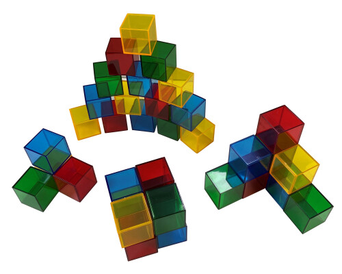 Translucent Cubes 36 Pcs